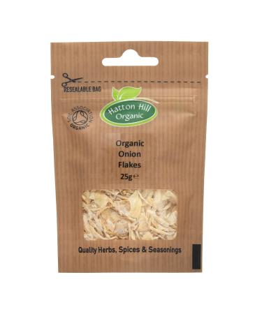 Organic Onion Flakes (Kibbled) 25g by Hatton Hill Organic - Free UK Delivery - Buy Online on GoSupps.com