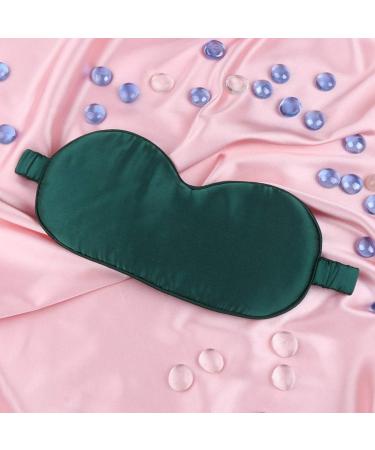 Milisten Friends Green Silk Eye Mask Blindfold for Night Sleeping and Travel - Elastic Strap, Men, Women, Students - Sleep Mask - Buy Online on GoSupps.com