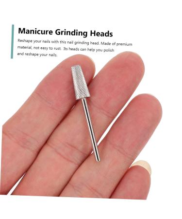 SOLUSTRE Nail Polisher Nail Bit Manicure Pedicure Bit Nail Beauty Tools Nail Drill Heads Nail Gel Polish Nail Polish Bits Nail File Head Hair Cutting Cape Umbrella Nail Set Alloy Plastic - Buy Online on GoSupps.com