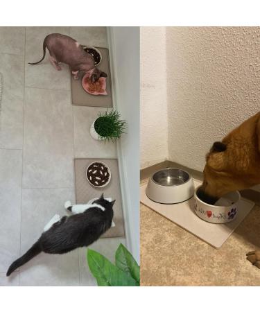 Avydiif Non-Slip Silicone Dog & Cat Feed Mat - Waterproof Dishwasher-Safe 60x40cm - Ideal Bowl Pad - Buy Online on GoSupps.com