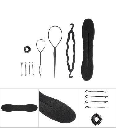 Hair Knot Maker & Topsy Tail Tool - 9-Piece Magical Hair Styling Set for Women & Girls - Perfect for Easy Ponytails & Creative Styles - Buy Online on GoSupps.com