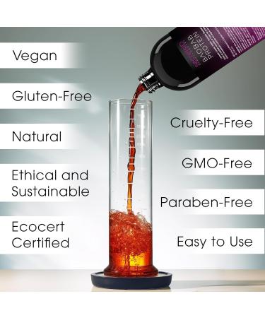 Buy Pure Cosmetic Grade Hydrolyzed Baobab Protein - Vegan Water Soluble Hair & Skincare Solution - 350ml Baobab Extract from African Seeds - Buy Online on GoSupps.com