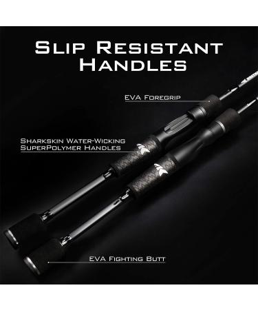 KastKing Crixus Fishing Rod - 6'0 Medium Fast - 2pc Spinning & Casting Rod with IM6 Graphite and SuperPolymer Handle - Buy Online on GoSupps.com