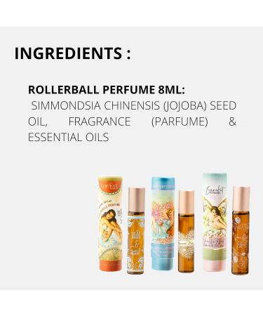 3 PCS Rollerball Perfume Set (Vanilla Effect Coconut Kiss Wild Ginger & Sweet Orange) - 8ml Each - Buy Online on GoSupps.com