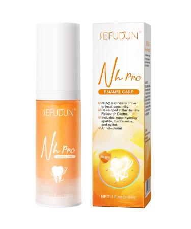 Hikaka Whitening Toothpaste V34 Color Correction Toothpaste Whitening Toothpaste Stain Removal 30 ml Improves Teeth Brightness and Reduces Yellowing (Orange)