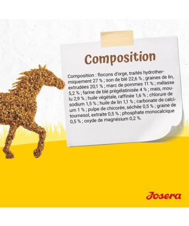 JOSERA Mash Rapide 15 kg | Premium Horse Food | Flax Seed and Mineral Mash | Grain Free | For Shiny Hair and Healthy Hooves | 15kg Bag - Buy Online on GoSupps.com