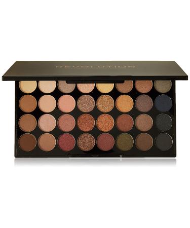 Revolution Flawless Ultra 32 Shade and Awesome Eyeshadow Palette Professional Makeup