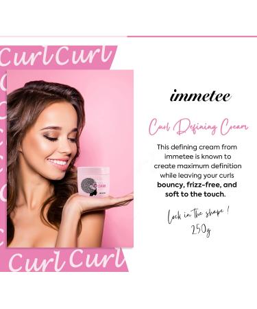 Immetee Curl Defining Cream - Frizz Control for Wigs & Natural Hair | 250g | Curls Hair Cream International Shipping - Buy Online on GoSupps.com