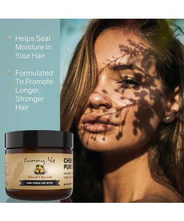 Sunny Isle Jamaican Black Castor Oil Pure Butter with African Chebe Powder - 2oz | All-Natural Hair & Skin Moisturizer for All Types - Longer Stronger Hair - Buy Online on GoSupps.com