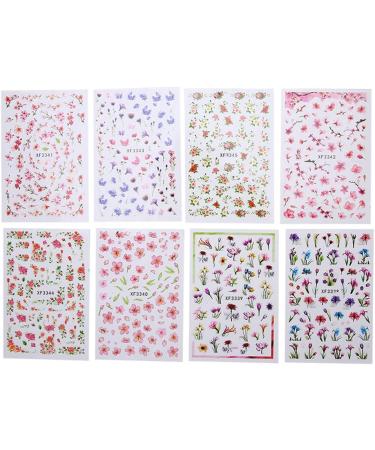 Nail Art Stickers Ladies Nail Stickers Self Adhesive DIY Nail Art Decorations Nail Art Decal Tools Nail Art Supplies - Buy Online on GoSupps.com