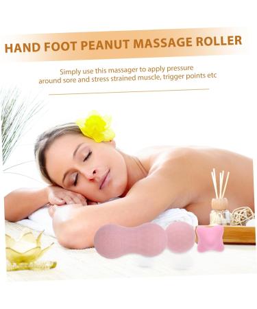 Fomiyes 4-Piece Fascia Ball Set - Peanut & Lacrosse Massage Tools for Trigger Point Relief & Acupressure - Ideal for Neck Menstrual & Muscle Massage - Buy Online on GoSupps.com