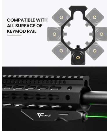 Votatu K4L-G Green Laser Sight | Keymod Rail | Ultra Low-Profile Tactical Rifle Beam with Strobe | Magnetic Rechargeable - Buy Online on GoSupps.com