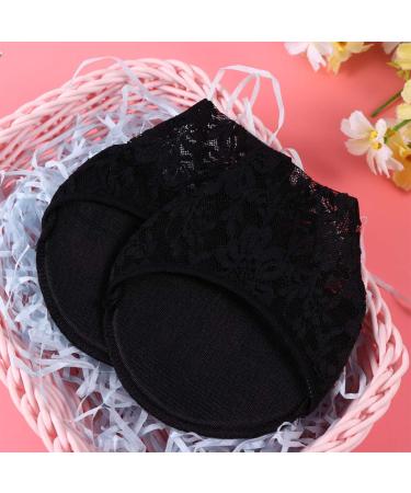 Healifty High Heel Pads - 2 Pairs Toe & Women's Shoe Inserts - Black 12*9cm - Buy Online on GoSupps.com