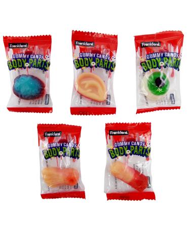 Frankford Halloween Gummy Candy Body Parts - Spooky 50 Piece Pack - Buy Online on GoSupps.com