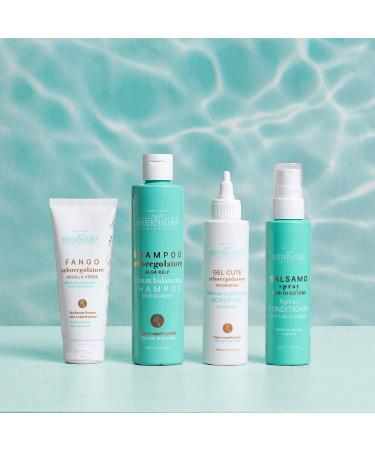 Maternatura Moisture regulating mud with green clay preshampoo treatment with detox effect for the scalp organic beauty routine for scalp and oily hair made in Italy 100 ml - Buy Online on GoSupps.com