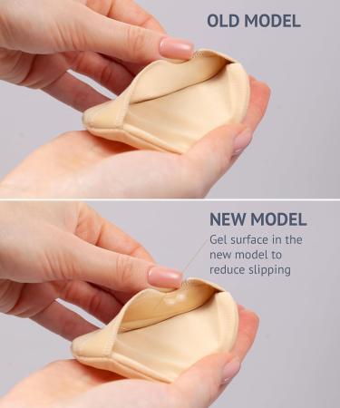 Brison Metatarsal Pads - Ball of Foot Cushion Sleeves for Metatarsalgia Pain Relief - Foot Health Care for Men and Women - Large, Beige - Buy Online on GoSupps.com