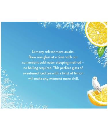 Celestial Seasonings Cold Brew Iced Tea with Lemon - Sweetened Tea Bags (18 Count, 1.3 oz) - Buy Online on GoSupps.com