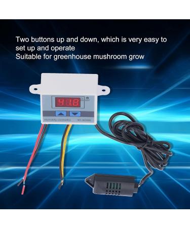 Digital Moisture Controller Sensor | Flexible Hygrometer Control Switch for Greenhouse Mushroom Cultivation - Buy Online on GoSupps.com