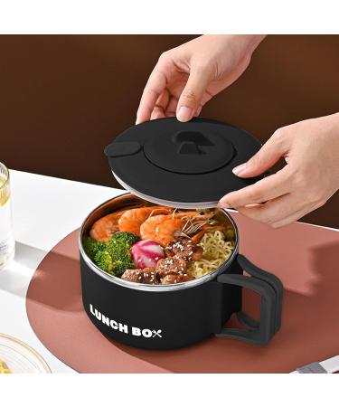 CENMOO Noodle Bowl Ramen Bowl 1200ml Ramen Kitchen Noodle Bowl with Lid Ram Bowl with Handle for Microwave Portable Soup Bowl Lunch Box for - Buy Online on GoSupps.com