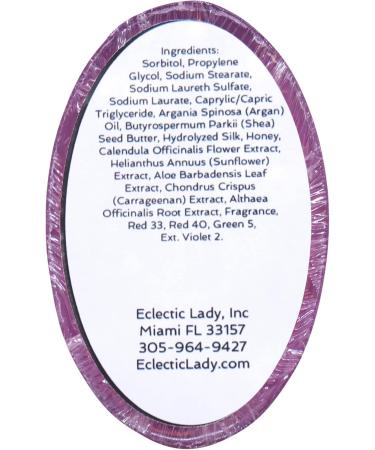 Eclectic Lady Lilac Shampoo Soap Bar | Argan Oil Silk Protein Honey Extract | Nourishing 4 oz Bar for All Hair Types - Buy Online on GoSupps.com