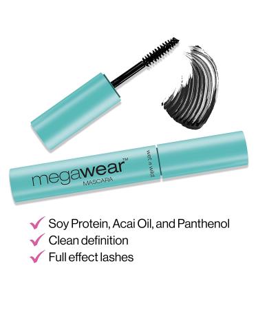 Wet n Wild Enhance and Define Megawear Mascara Black 1 Oz - Long-Lasting Formula (Pack of 1) - Buy Online on GoSupps.com