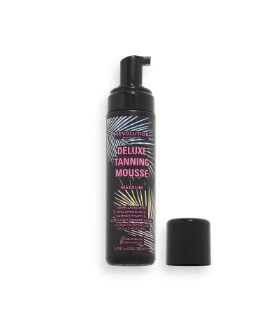 Revolution Beauty Deluxe Tanning Mousse 200ml | Non-Sticky Formula with Hyaluronic Acid | Light/Medium - Shop Internationally - Buy Online on GoSupps.com