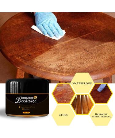 LINGDANG Wood Seasoning Beewax Traditional Beeswax Polish All Purpose Natural Wood Wax Beeswax Furniture Polish For Wood Doors Floor Tables Kitchen Cabinets Chairs (4pcs) - Buy Online on GoSupps.com