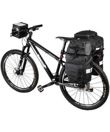 Rhinowalk 3 in 1 Bike Pannier Bag Set - Professional Cycling Accessories - Black - Buy Online on GoSupps.com