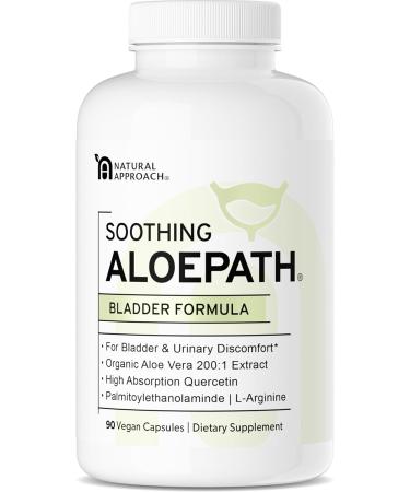 ALOEPATH | Maximum Strength Organic Aloe Vera for Bladder Discomfort and Urinary Tract Health | 200:1 Organic Aloe Vera Extract | 220 000mg Equivalence | Contains Palmitoylethanolamide - Buy Online on GoSupps.com