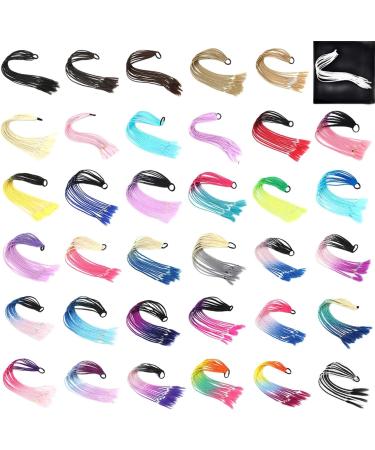 prinfantasy Color Wig Braided Wig Hair Ponytail Fiber Wig Braids Gradient Color Braid Ponytail Braid Hairpiece Giant Hair Band Braided Ponytail Purple Hair Extensions BZ200 GBBZ200 24 inch - Buy Online on GoSupps.com
