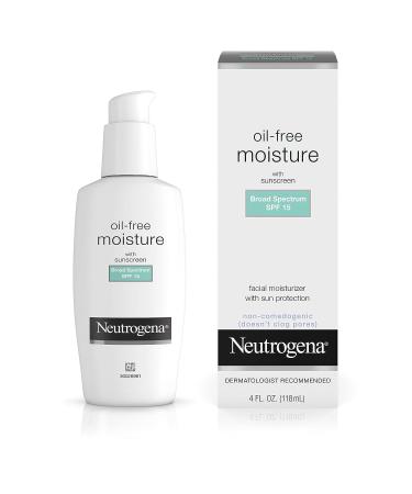 Neutrogena Oil-Free Moisture SPF 15 Sunscreen 4 fl. oz - Buy Online on GoSupps.com