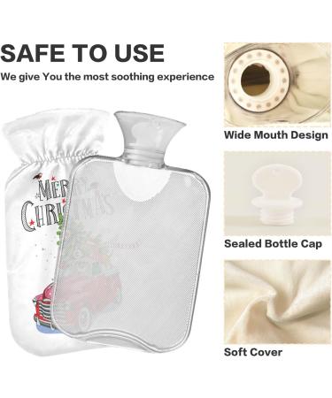 Christmas Truck Hot Water Bottle | 1L Heat Bottle for Pain Relief & Warmth | Ideal for Sports Injuries Hand & Foot Warmer - Buy Online on GoSupps.com