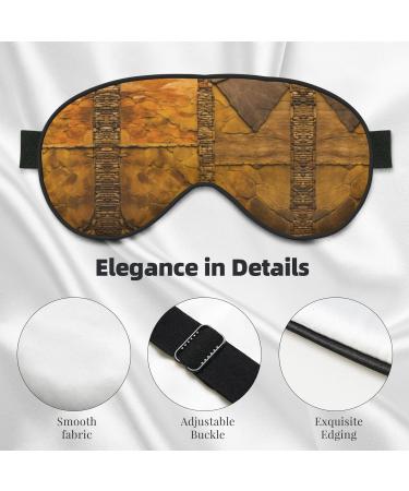 SSIMOO Rustic Rocks Eye Mask | Ultra-Soft Light-Blocking Sleep Mask for Optimal Comfort | International Shipping Available - Buy Online on GoSupps.com