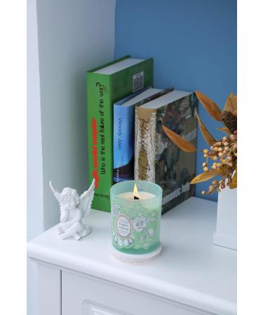Pear Freesia & English Rose Scented Candle | Long Lasting Aromatherapy Candles | Natural Soy Wood Wick | Refreshing Home Fragrance for Women - Buy Online on GoSupps.com