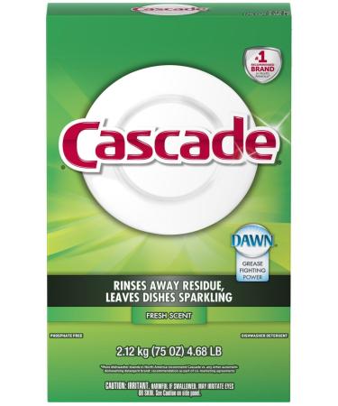 Cascade 34036 Dishwasher Detergent Powder 75 Oz