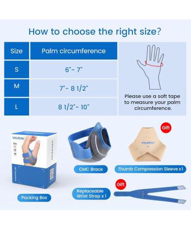 Velpeau Thumb Support Brace - Large - Buy Online on GoSupps.com