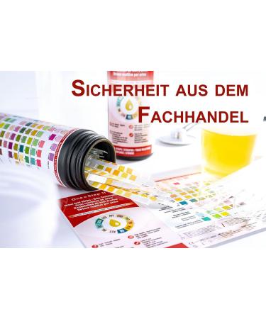 100 Pieces One+Step Urine Health Test - 11 Indicators Function Control & Reference Color Card - DUS-11 for Accurate Health Monitoring - Buy Online on GoSupps.com