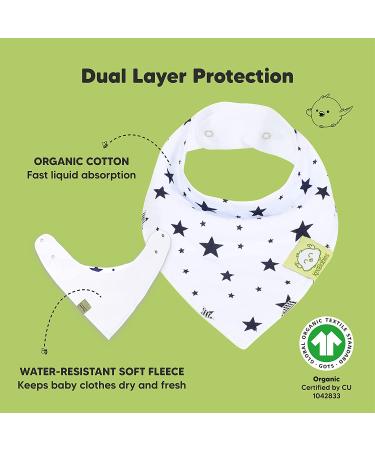 KeaBabies Adventurer Bandana Bibs 8-Pack for 0-36 Months | Stylish & Absorbent - Buy Online on GoSupps.com