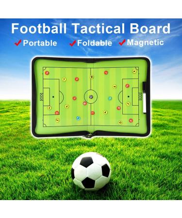 TXENCEX Football Coaching Board Coaches Clipboard Tactical Magnetic Board Kit Portable Strategy Coach Board with Dry Erase  Marker Pen and Zipper Bag - Buy Online on GoSupps.com