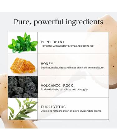 Ursa Major Morning Mojo Bar Soap 2-Pack - Exfoliating Soap with Peppermint, Eucalyptus, and Rosemary for Men and Women - 5 oz - Buy Online on GoSupps.com