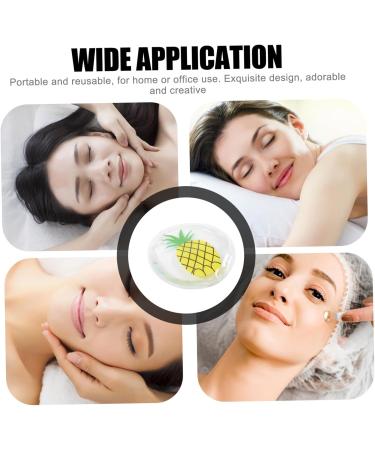 PACKOVE Reusable Cooling Gel Eye Pads PVC Lightweight Breathable Cooling Compress against Puffiness Tired for Home On the Go Soothes Refreshes the Skin Around - Buy Online on GoSupps.com