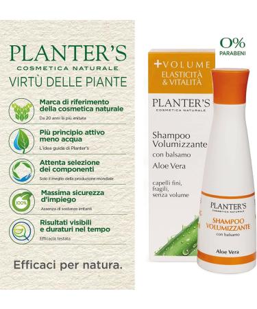 Planter's Volumizing Shampoo with Aloe Vera 200 ml - Buy Online on GoSupps.com