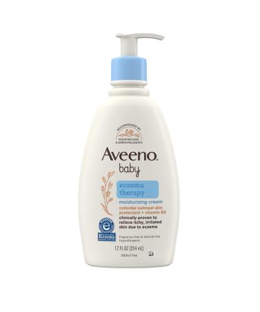 Aveeno Baby Eczema Therapy Moisturizing Cream 12 Ounce