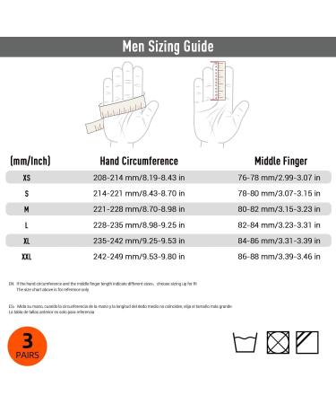 Vgo! 3 Pairs Extra Thick Rubber Dishwashing Gloves - Long Sleeve Household Cleaning Gloves (RB2143 M Red) | International Shipping Available - Buy Online on GoSupps.com