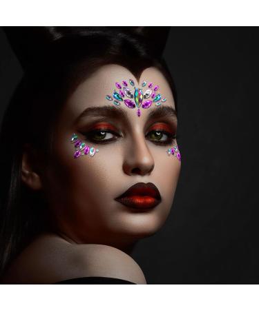 Buy Creatrill Face Jewels - 12 Sheets Assorted Gems & Rhinestones for Makeup & Crafts - Flatback Pearls & Stickers - International Shipping Available - Buy Online on GoSupps.com