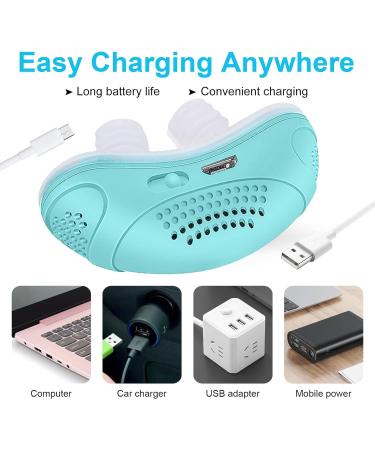 SchildEVO Electric Anti Snoring Device - Mini Sleep Aid for Men and Women, Stop Snoring, Clear Blocked Nostrils - Adjustable Solution - Buy Online on GoSupps.com