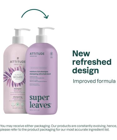 ATTITUDE Nourishing Hair Shampoo + Moisture Rich Hair Shampoo EWG Verified 946 mL Each - Buy Online on GoSupps.com