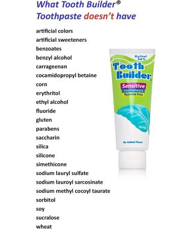 Squigle Tooth Builder SLS-Free Toothpaste 4 oz - Prevents Sensitivity, Canker Sores, Cavities, Dermatitis & Bad Breath - Buy Online on GoSupps.com