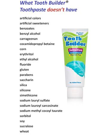 Squigle Tooth Builder SLS Free Toothpaste - Stops Sensitivity, Prevents Canker Sores, Cavities, Perioral Dermatitis, Bad Breath, Chapped Lips - 2 Pack - Buy Online on GoSupps.com
