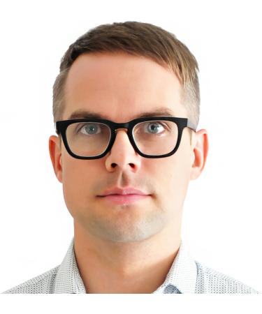 Shop Mini Anti Blue Light Glasses - Rectangular Thick Frame Free Case 1.5 Diopters for Men & Women - Durable Black Plastic - Buy Online on GoSupps.com